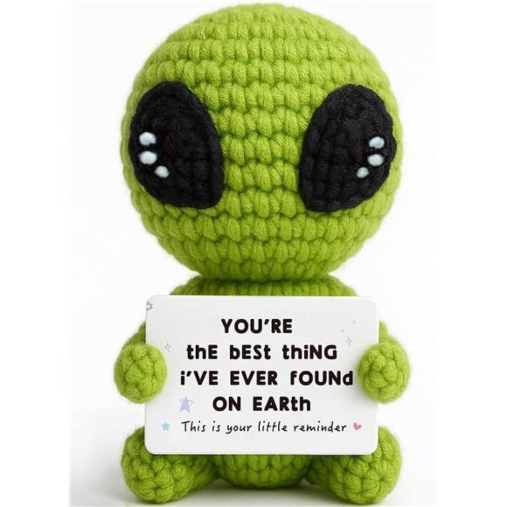 Valentines Gifts for Him Her Boyfriend Girlfriend Crochet Alien